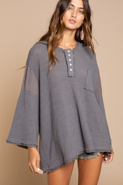 Bell Sleeve Oversized Fit Sweater Top - Madison Gable Designs