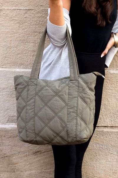 Quilted Tote - Madison Gable Designs