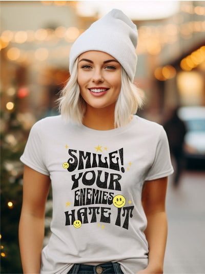 Smile Your Enemies Hate It Graphic Tee