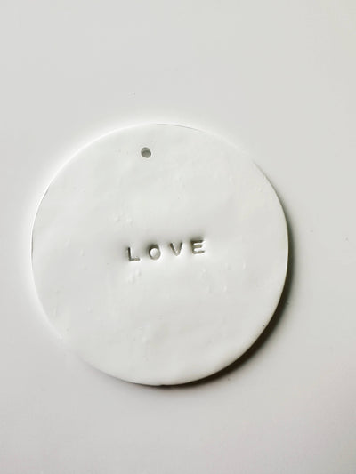 Sentiment Ornaments: Love - Madison Gable Designs