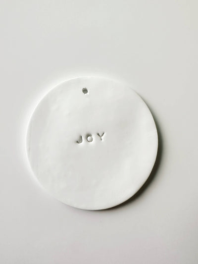 Sentiment Ornaments: Joy - Madison Gable Designs