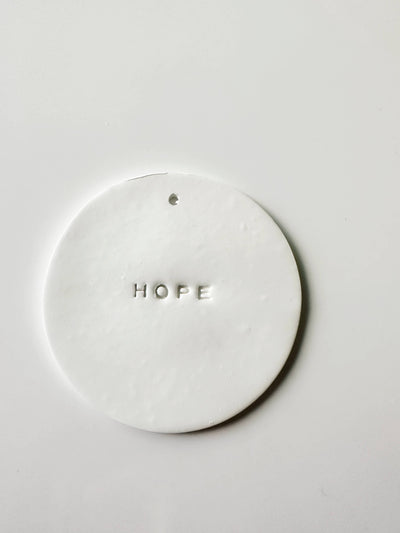 Sentiment Ornaments: Hope - Madison Gable Designs